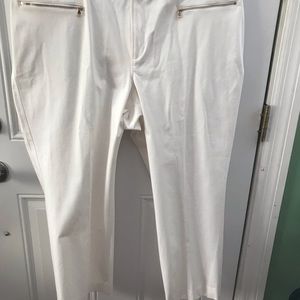 RALPH LAUREN SIZE 18W WOMENS WHITE DRESS PANTS